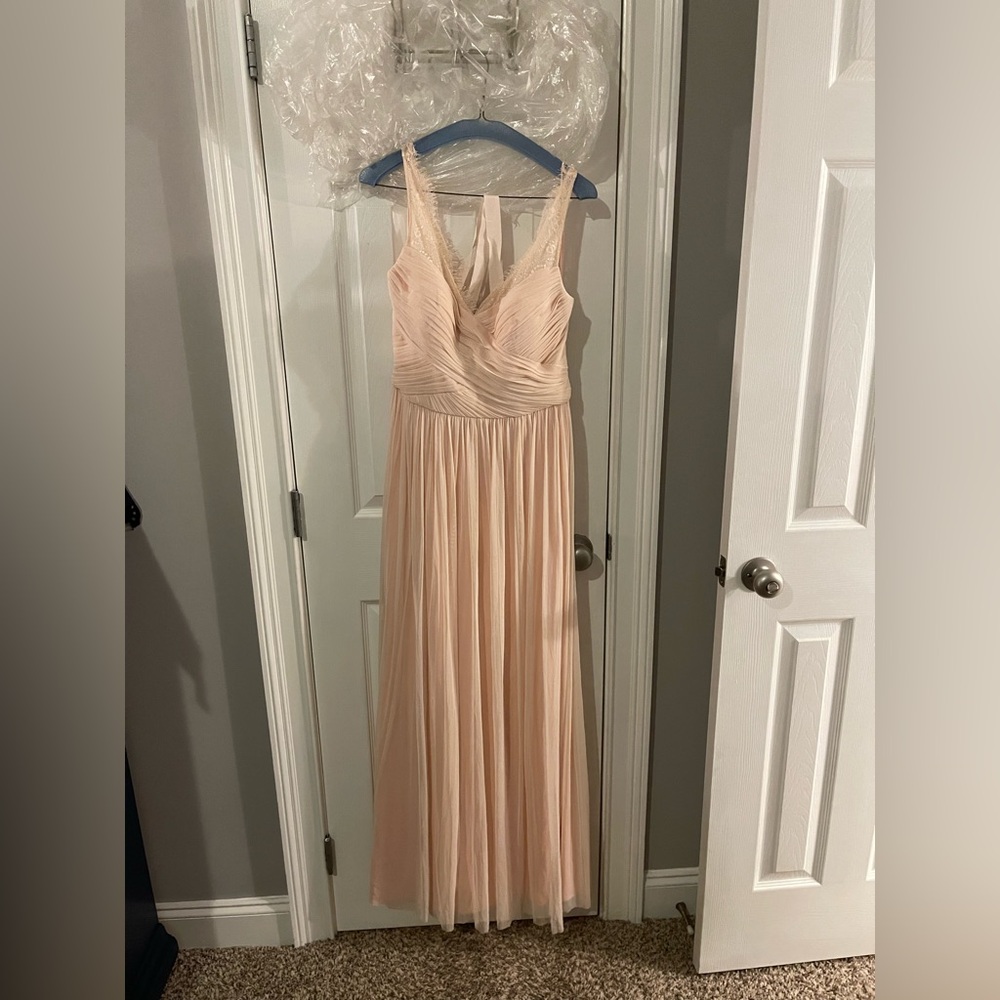 BHLDN Hitherto Blush maxi Dress